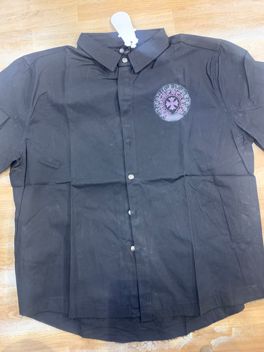 RHC Shirt Black Half Sleeve Baggy Fit H5509