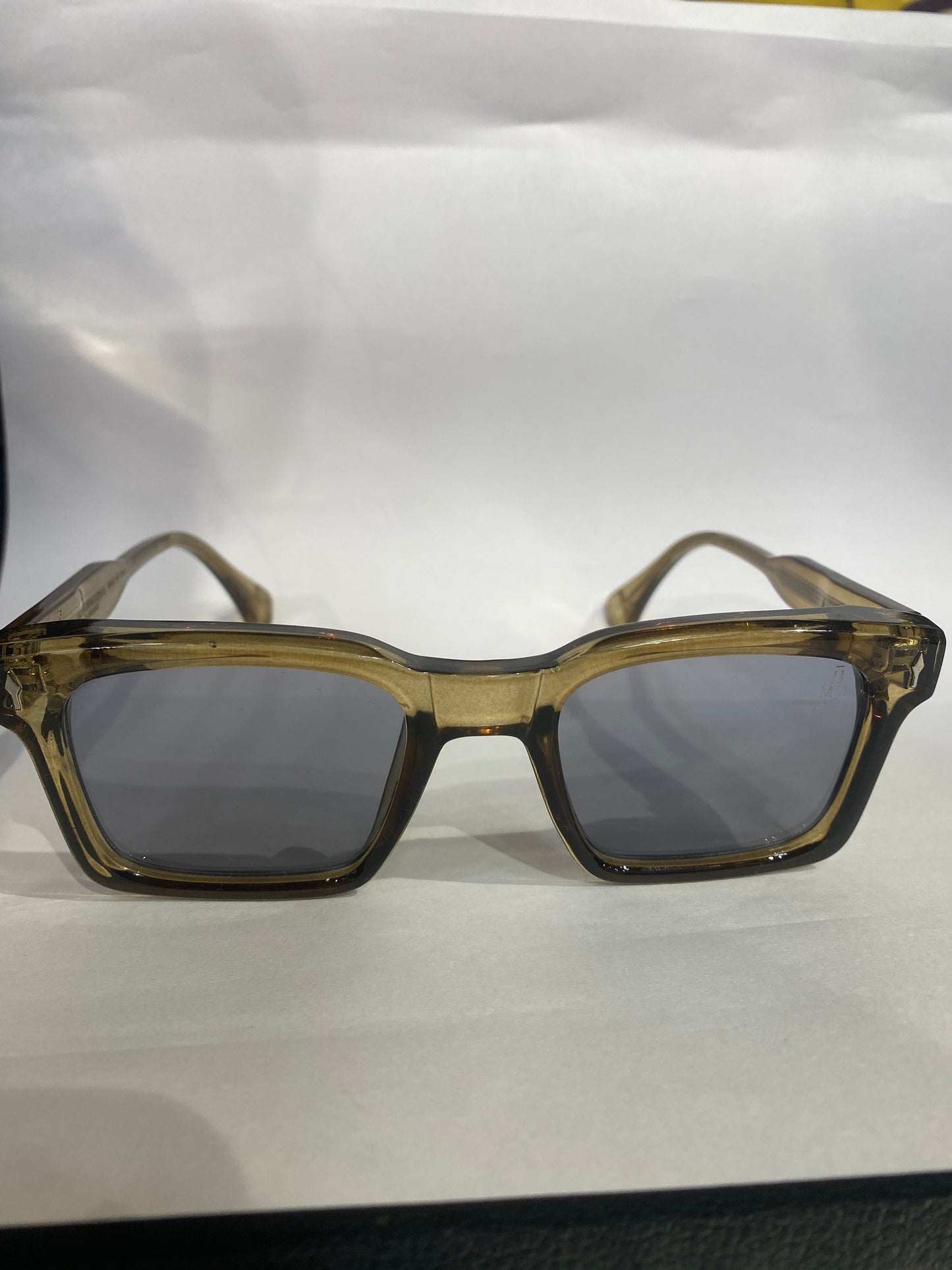 CAJ Smoke Green Frame Black Trancy Shade Unisex Sunglasses SUN808