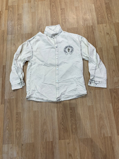Korean saket Chrome harts Back Logo Cream  Colour 8822