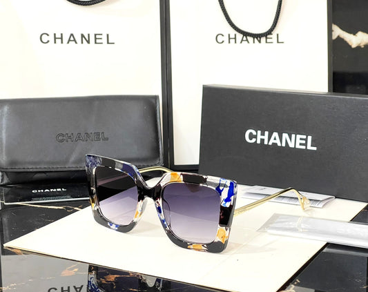 AHC Multi Colour Frame Black Shade Unisex Sunglass