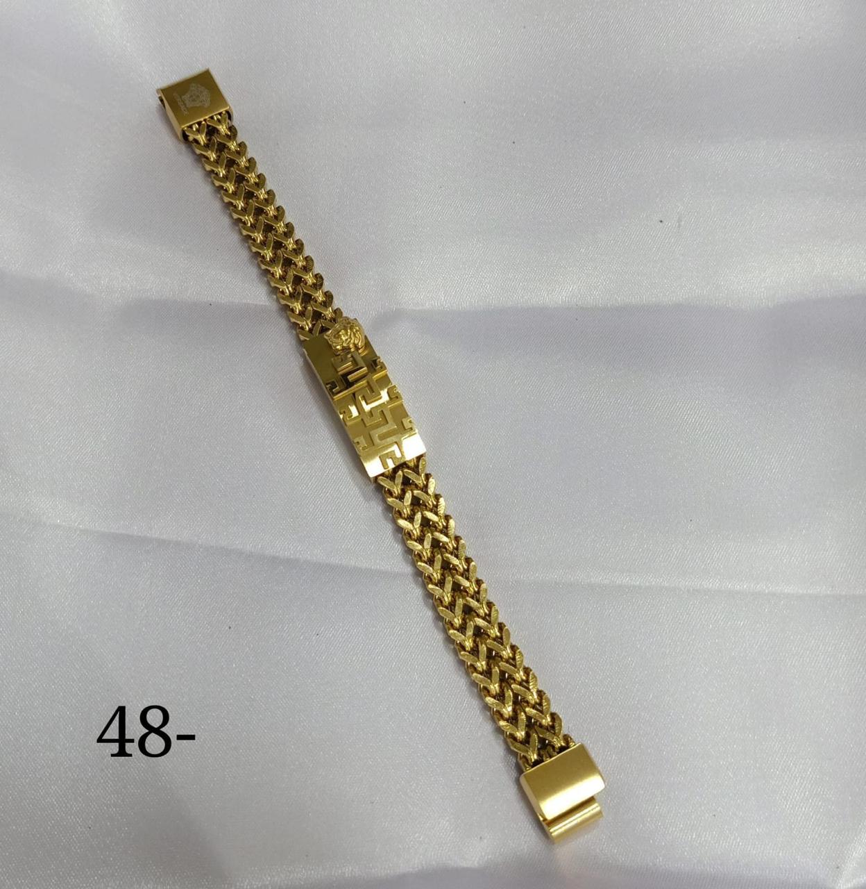REV VER Golden Colour Premium Quality Imported Unisex Bracelet 22479