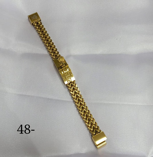 REV VER Golden Colour Premium Quality Imported Unisex Bracelet 22479