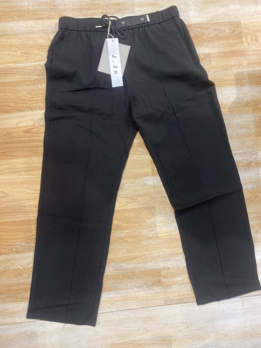 J.JN Korean Pant Black Strath Fit J-812