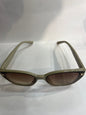 LEC Beige Frame Brown Shade Unisex Sunglasses 55303 58 15 138