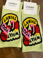Scenario Green Colour What do you think Print Premium Quality Full Socks 991203