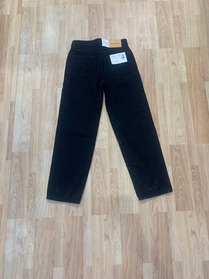 LNO Black Denim Jeans Straight Fit 8762