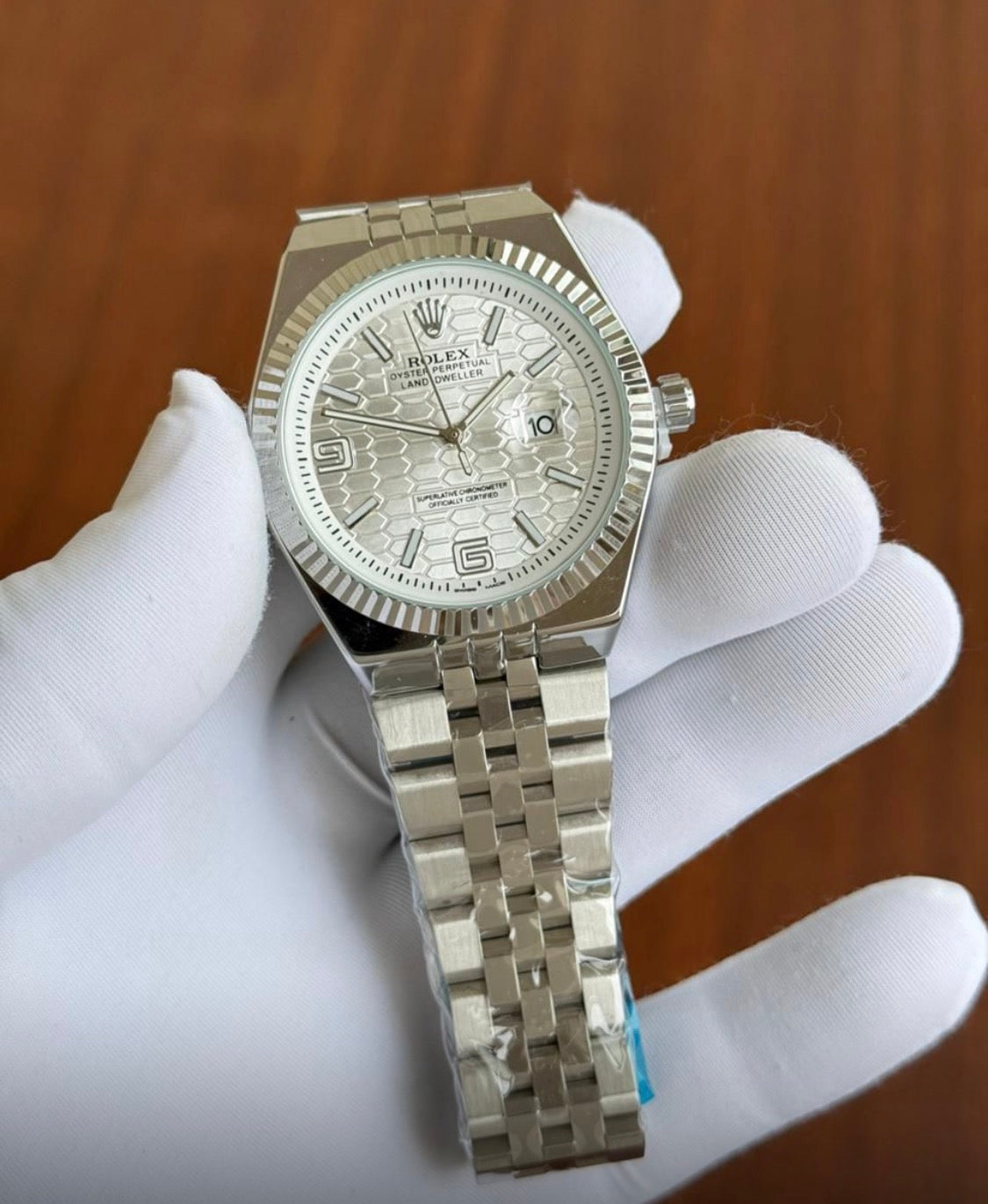 LOR Silver Chain Silver Ring Grey  Dial Men’s Watch 990900
