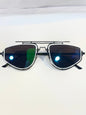RAM Black Frame Blue Shade Unisex Sunglasses SUN261