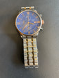 SIT Silver Copper Chain Blue Copper Dial Chrono Working Men’s Watch 991304