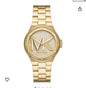 CIM Gold Chain Diamond Dial Ladies Watch 901635