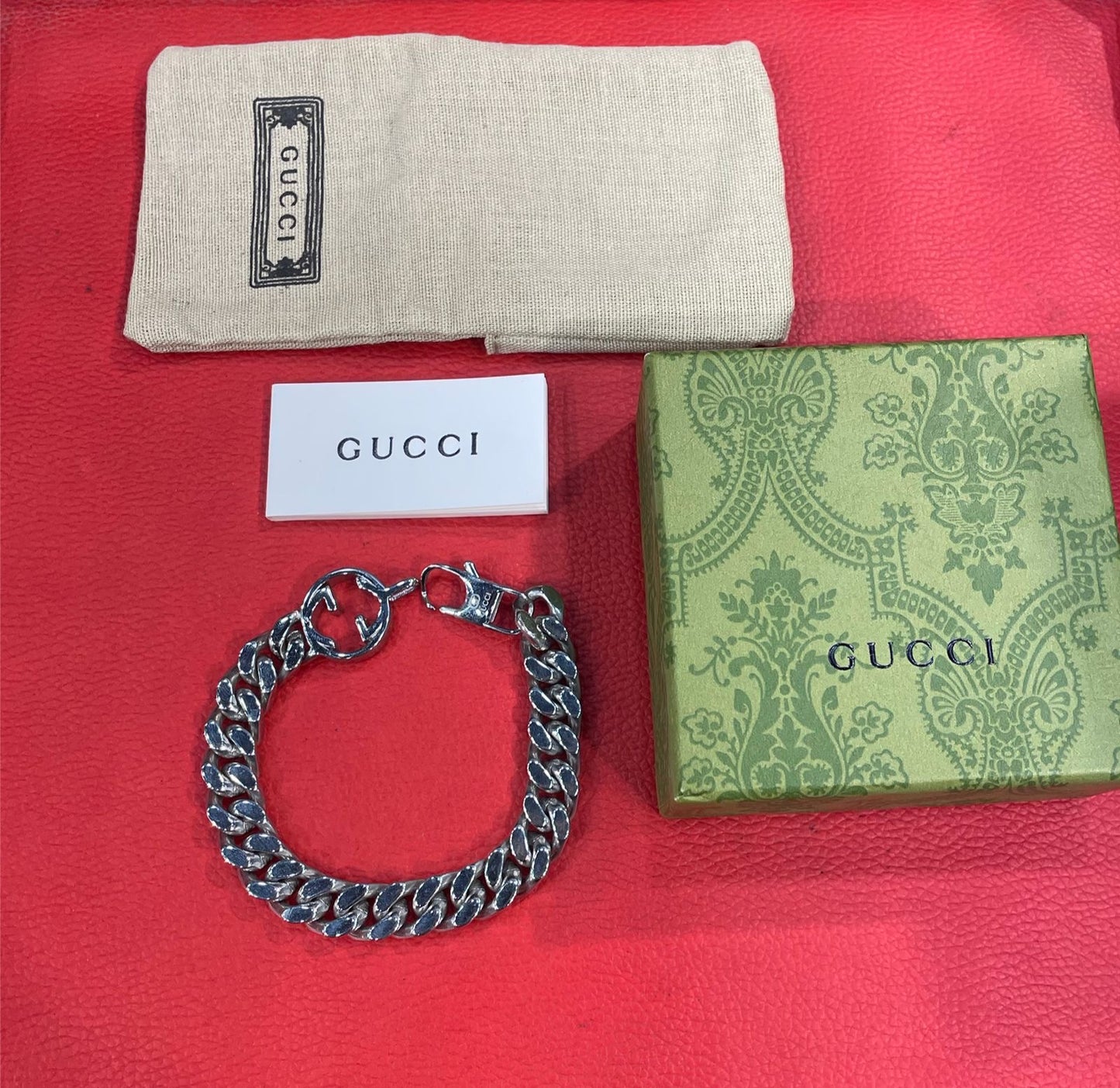 Cug Silver Stainless Steel Imported Bracelet Heavy Quality 989691