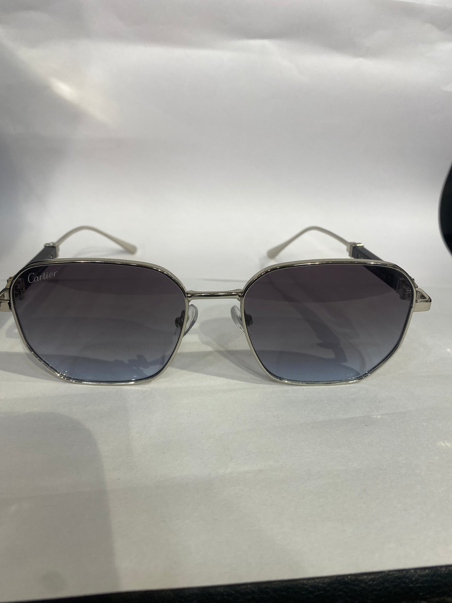 RAC Silver Frame Grey Trancy Shade Unisex Sunglasses T09100 55 16 136