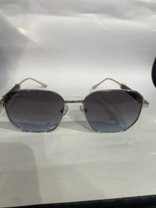 RAC Silver Frame Grey Trancy Shade Unisex Sunglasses T09100 55 16 136
