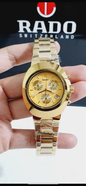 Dar Gold Chain Golden Dial Men Watch 989320