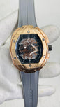 Buh Green Strap Copper Dial Men Watch 901530