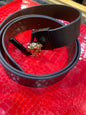 REV VER Black Golden Buckle With Black Brown Double Side Strap Men’s Imported Belt 989925