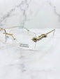 RAC CAR Golden Stick Frameless Transparent Shade Unisex Sunglass M042 56 16 142