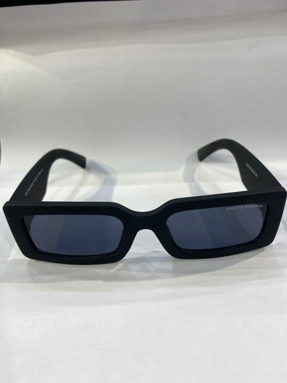 LOD Matte Black Frame Black Shade Unisex Sunglass DG6187 50 22 140