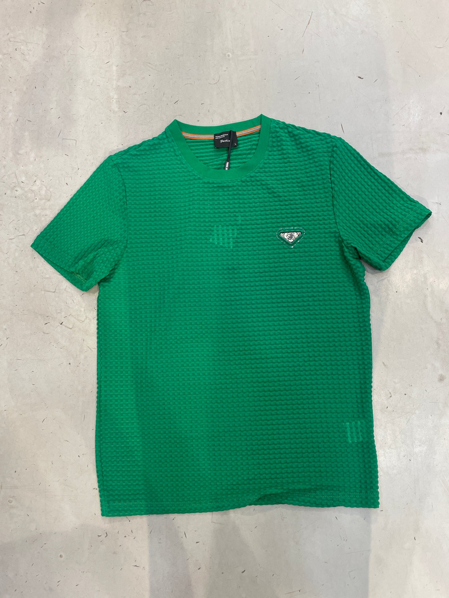 Suoda Men Green Colour Lycra Fitted Dry Fit Imported Unisex TShirt 990881