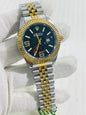 Lor Silver Golden Chain Blue Dail Men’s Watch 988689