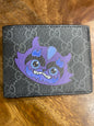 CUG GUC Black Colour Cartoon Print Italian Leather Imported Men’s Wallet 991152