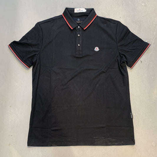 NOM MON Black Colour Half Sleeve Stichless Strachable Men’s Collar TShirt 8756