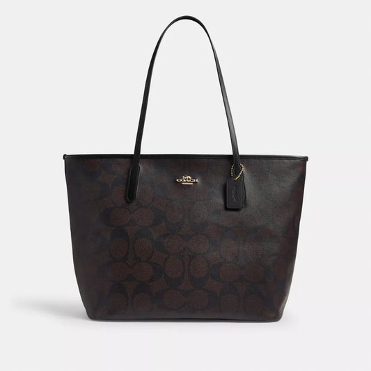 AOC COA Coffee Black Colour  Heavy Premium Quality Tote Bag With Box 8888