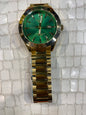 SIT TIS Golden Chain Green Dial Men Watch 990989