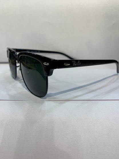 YAR RB Glossy Black Frame Black Shade Unisex Sunglass RB3016 W0365 51 0 3N