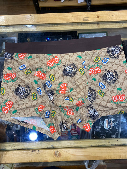CUG GUC Apricot Lion Printed Premium Quality Imported Men’s Trunk 989257