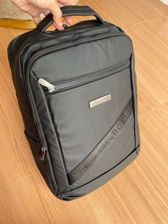 SOB BOS Black Colour Murti Zip Premium Quality Unisex Bag pack 990812