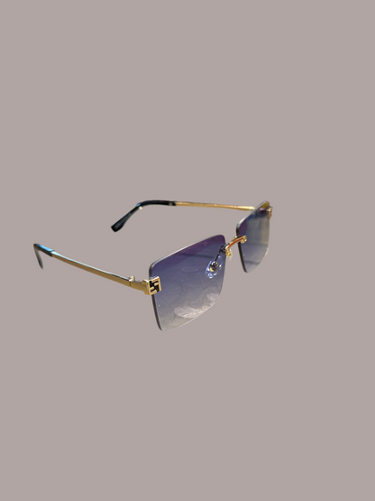 NEF Blue Gold Sunglass 6A005 57 15 136