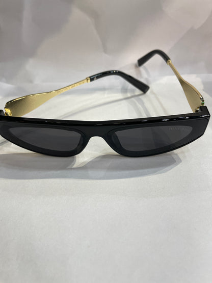 UIM MIU Black Frame Black Shade Unisex Sunglasses SUN210