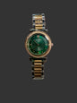 Rev Silver Copper Chain Green Dial Ladies Chain Watch 991124