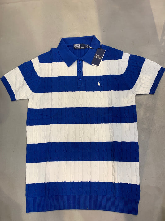 LOP POL White Blue Colour Korean Style Premium Quality Collar T-Shirt 989884