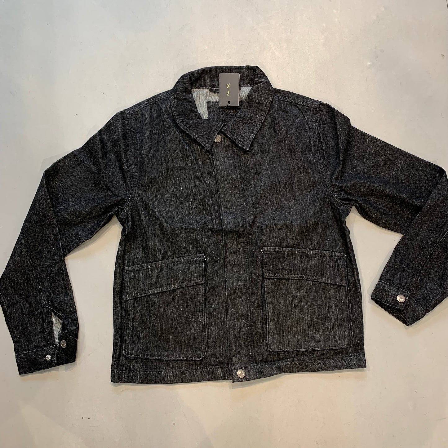 OLD BRO Black Premium Quality Imported Unisex Denim Jacket JAZ-1A