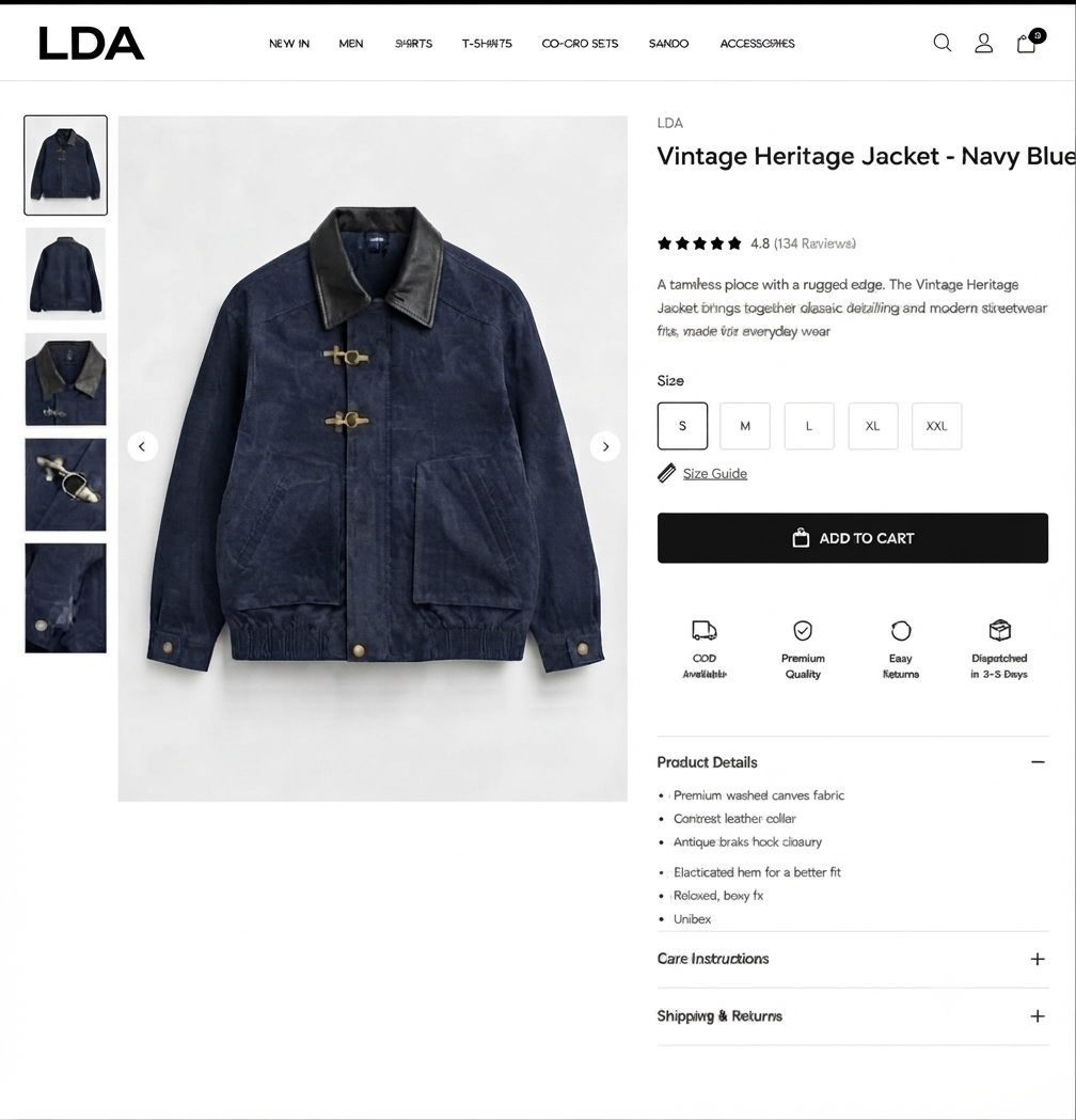 Dong Ye Dark Grey Colour Suede Leather With Leather Coller Hook Style Premium Quality Unisex Imported Jacket 2812-A