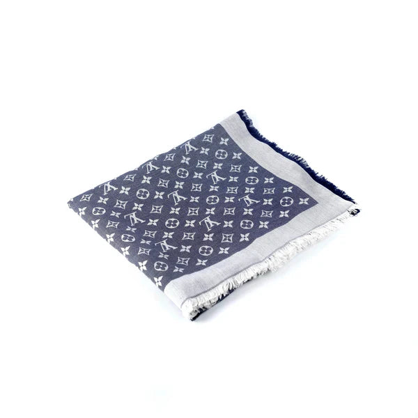 Uol Unisex Monogram Light Blue Stole 989695