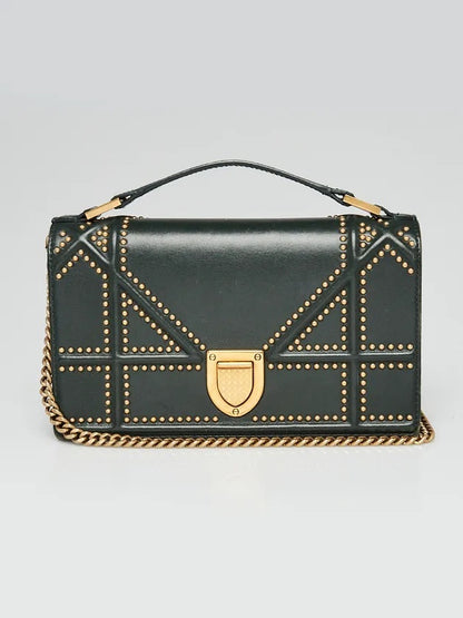 OID DIO Blacl Gold Lock Premium Quality Ladies Sling Bag 8046-2