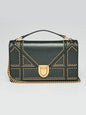 OID DIO Blacl Gold Lock Premium Quality Ladies Sling Bag 8046-2
