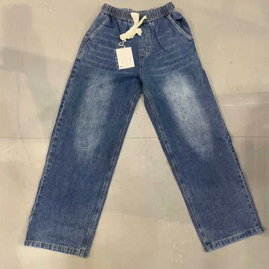 JJXZ Blue Denim Stretch Fit Unisex Jogger Jeans 7678