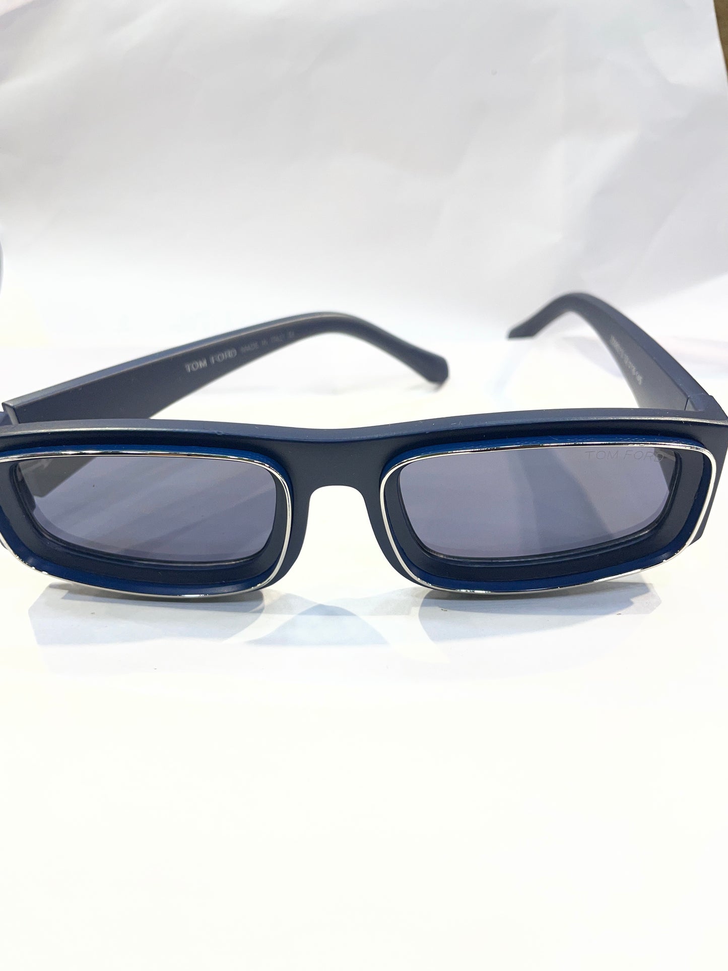 Mot Tom Blue Frame Black Shade Unisex Sunglass ZS982135218-145