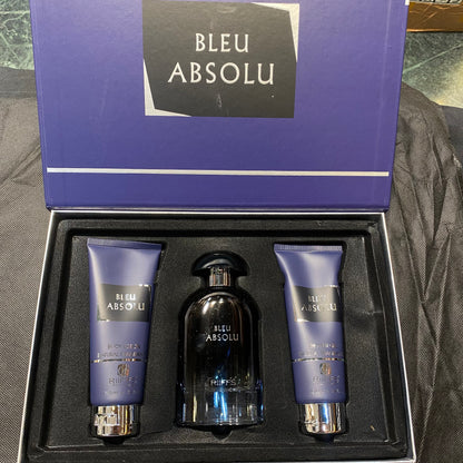 BLEU ABSOLU RIIFFS 100ML Perfume/Body Lotion/Shower Gel Combo Gift Set