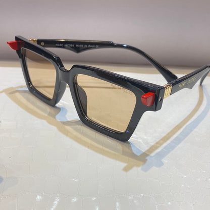 Ram Black Frame Trancy Orange Shade Unisex Sunglasses 8777 58 20-141