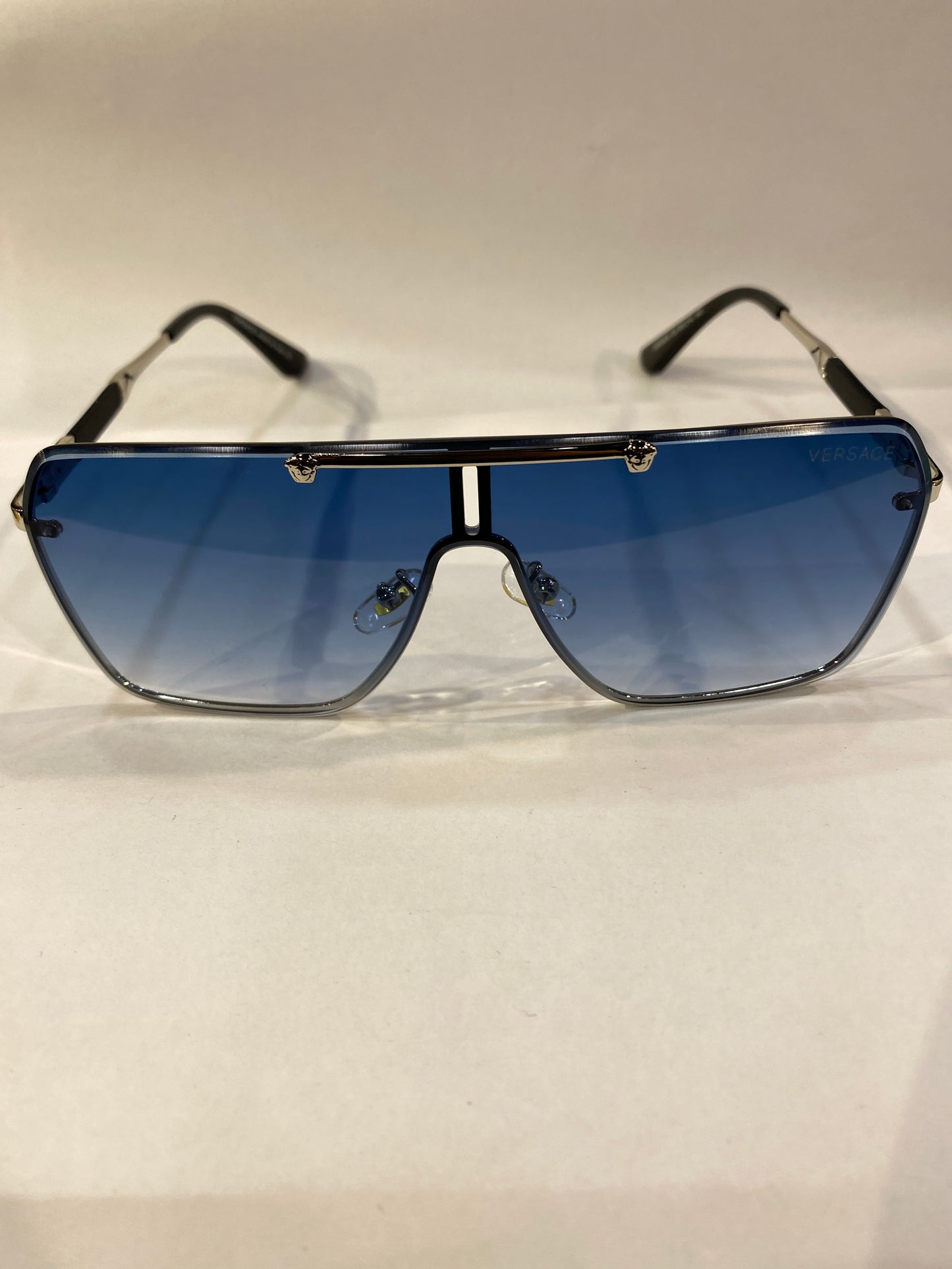REV Silver Black Frame Blue Shade Unisex Sunglass VE524/S C6 60 14 142
