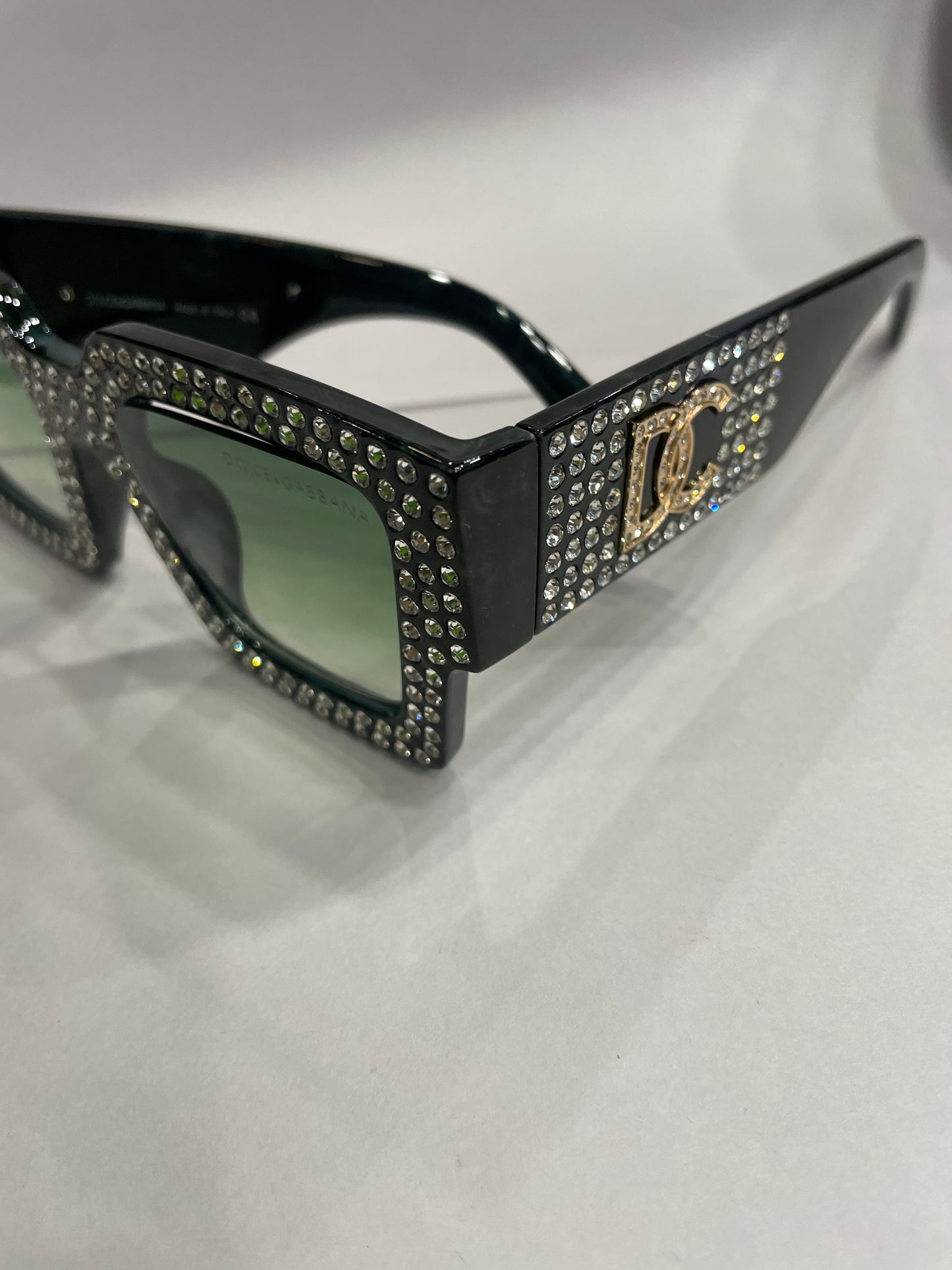 LOD Green Stud Frame Green Shade Unisex Sunglass ZS98014 56 16 141