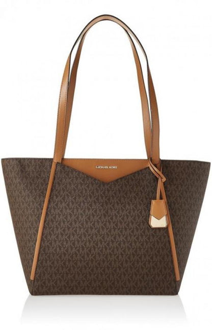 CIM Brown KM Print Premium Tote Bag 0679#