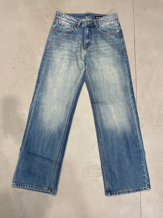 Purple Brand Blue Colour Greenish Shade Premium Quality Straight Fit Imported Jeans 3015-A