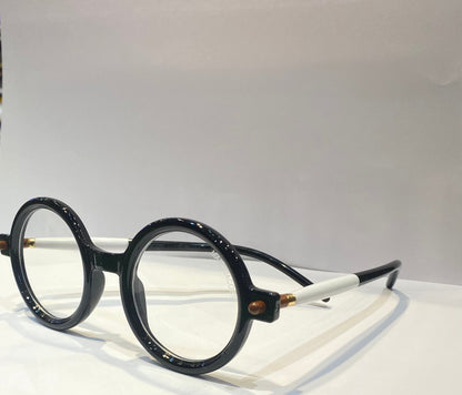 RAM Black Frame Transparent Shade Unisex Sunglasses