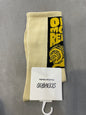Scenario Cream Colour One More Rep Print Premium Quality Full Socks 991189